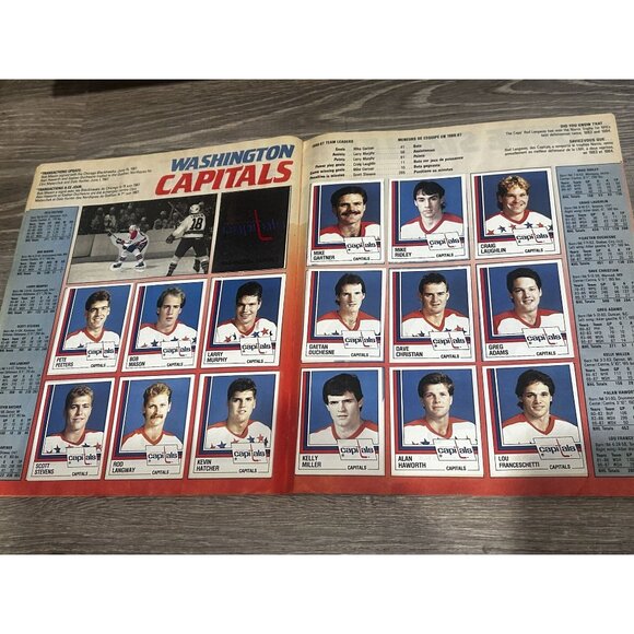 Hockey '87 Sticker Album Panini NHL Yearbook Paperback - Picture 7 of 12